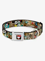 Disney Minnie Mouse Croissant De Triomphe Seatbelt Buckle Dog Collar