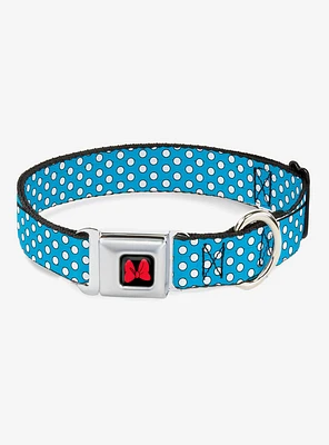 Disney Minnie Mouse Dots Seatbelt Buckle Dog Collar