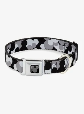 Disney Mickey Mouse Head Stacked Seatbelt Buckle Dog Collar