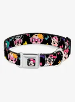 Disney Minnie Mouse Expressions Seatbelt Buckle Dog Collar