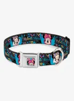 Disney Minnie Mouse Hoody Headphone Poses Seatbelt Buckle Dog Collar