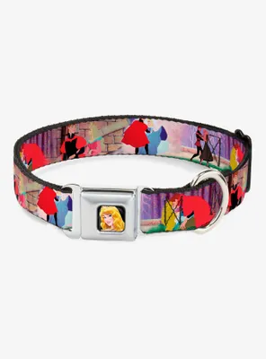 Disney Sleeping Beauty Prince Seatbelt Buckle Dog Collar