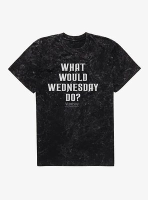 Wednesday What Would Do? Mineral Wash T-Shirt