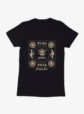 Cobra Kai Miyagi-Do Karate Sekai Taikai Womens T-Shirt