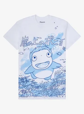 Studio Ghibli Ponyo Jumbo Graphic T-Shirt