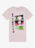 Dragon Ball Z Trio Pink Panel T-Shirt