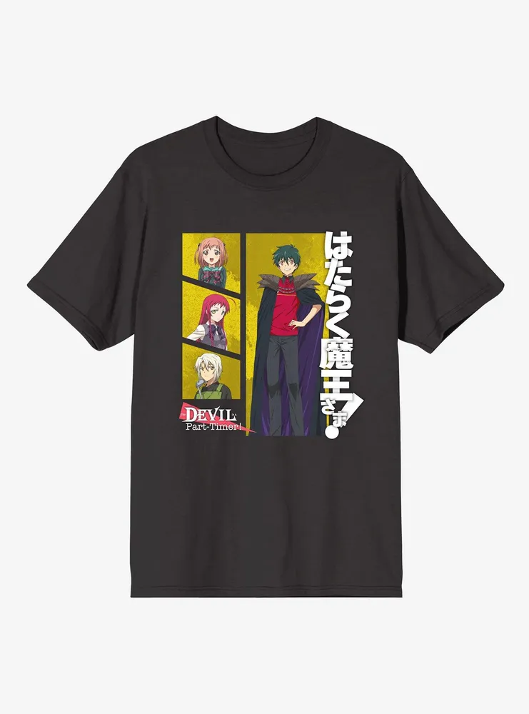 The Devil Is A Part-Timer! Panel T-Shirt