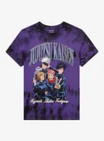 Jujutsu Kaisen Group Purple Tie-Dye T-Shirt