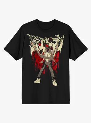 Chainsaw Man Denji Metal Blood T-Shirt