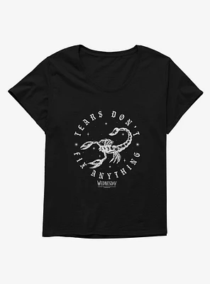 Wednesday Tears Don't Fix Anything Girls T-Shirt Plus