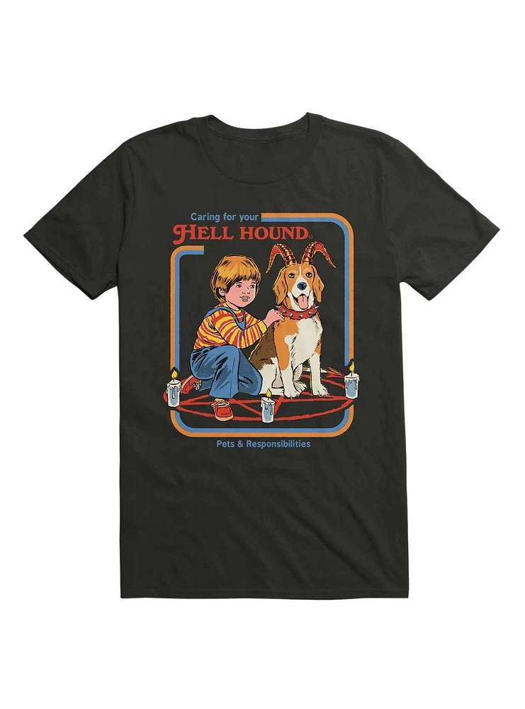 Caring For Your Hell Hound T-Shirt By Steven Rhodes