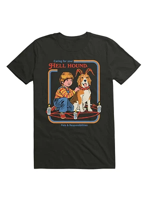 Caring For Your Hell Hound T-Shirt By Steven Rhodes