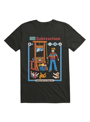 Learn About Subtraction T-Shirt By Steven Rhodes