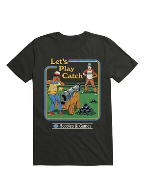 Let's Play Catch T-Shirt By Steven Rhodes