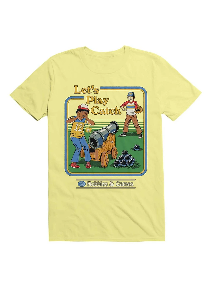 Let's Play Catch T-Shirt By Steven Rhodes