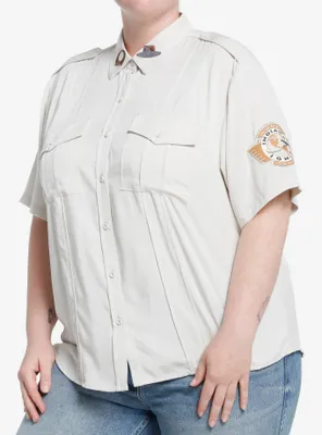 Her Universe Indiana Jones Expedition Girls Woven Button-Up Plus