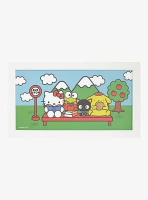 Hello Kitty And Friends Bus Stop Wall Art