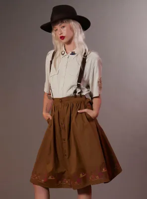 Her Universe Indiana Jones Icons Suspender Retro Skirt