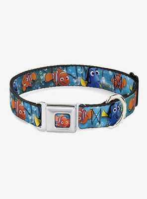Disney Pixar Finding Nemo And Dory Seatbelt Buckle Dog Collar