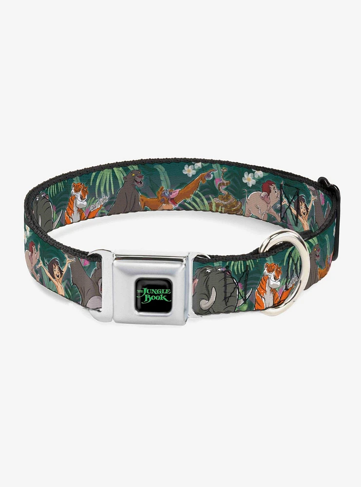 Disney The Jungle Book Group Seatbelt Buckle Dog Collar