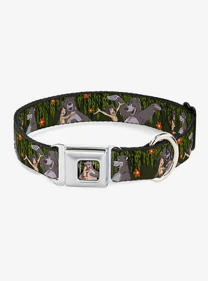 Disney The Jungle Book Mowgli Baloo Seatbelt Buckle Dog Collar