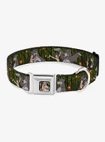 Disney The Jungle Book Mowgli Baloo Seatbelt Buckle Dog Collar