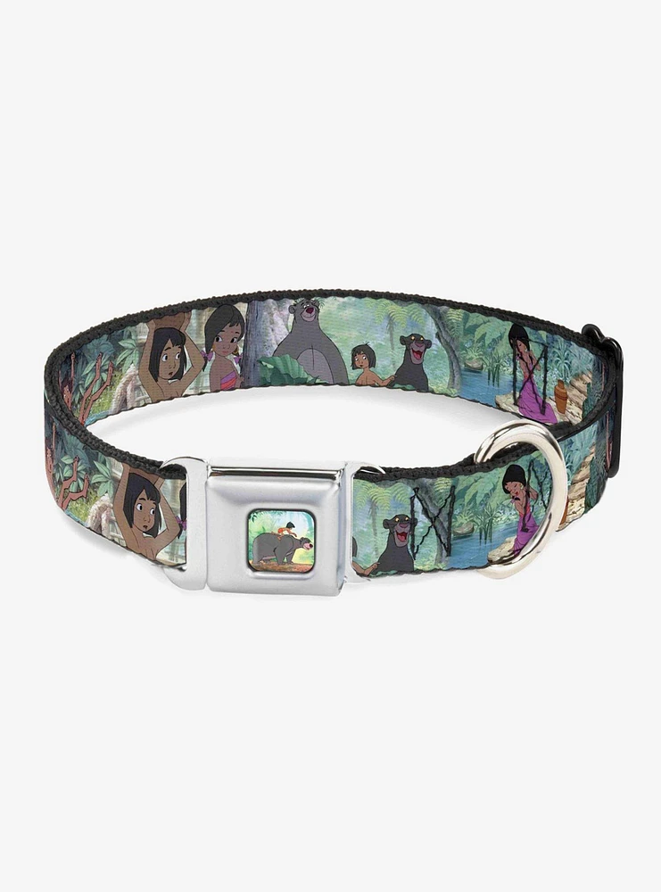 Disney The Jungle Book Scenes Seatbelt Buckle Dog Collar