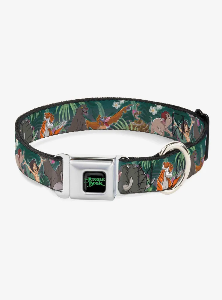 Disney The Jungle Book Group Seatbelt Buckle Pet Collar