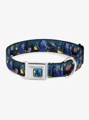 Disney Pixar Finding Nemo Friends Under The Sea Seatbelt Buckle Pet Collar