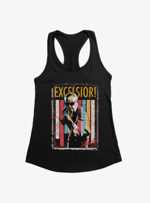 Stan Lee Universe Excelsior! Stripes Womens Tank Top