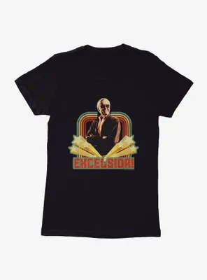 Stan Lee Universe Excelsior! Retro Womens T-Shirt