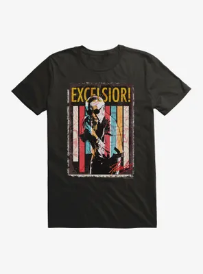 Stan Lee Universe Excelsior! Stripes T-Shirt