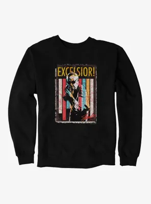 Stan Lee Universe Excelsior! Stripes Sweatshirt