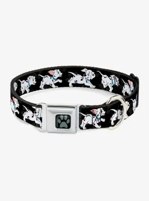 Disney 101 Dalmatians Running Paws Seatbelt Buckle Pet Collar