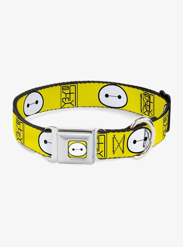 Disney Pixar Big Hero 6 Baymax Hanko Face Seatbelt Buckle Pet Collar