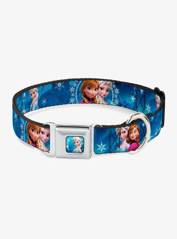 Disney Frozen Anna Elsa Seatbelt Buckle Pet Collar