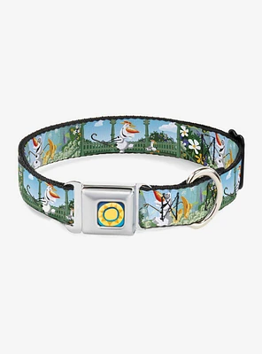 Disney Frozen Olaf Garden Seatbelt Buckle Pet Collar