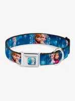 Disney Frozen Anna Elsa Seatbelt Buckle Pet Collar