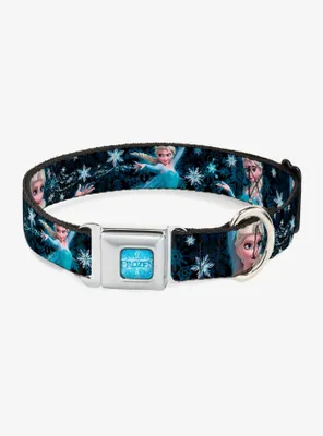 Disney Frozen Elsa Perfect And Powerful Seatbelt Buckle Pet Collar