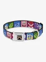 Disney Pixar Inside Out 6 Character Expression Seatbelt Buckle Pet Collar