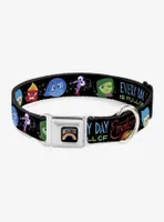 Disney Pixar Inside Out Emotion Expressions Every Day Is Full Of Emotions Seatbelt Buckle Pet Collar