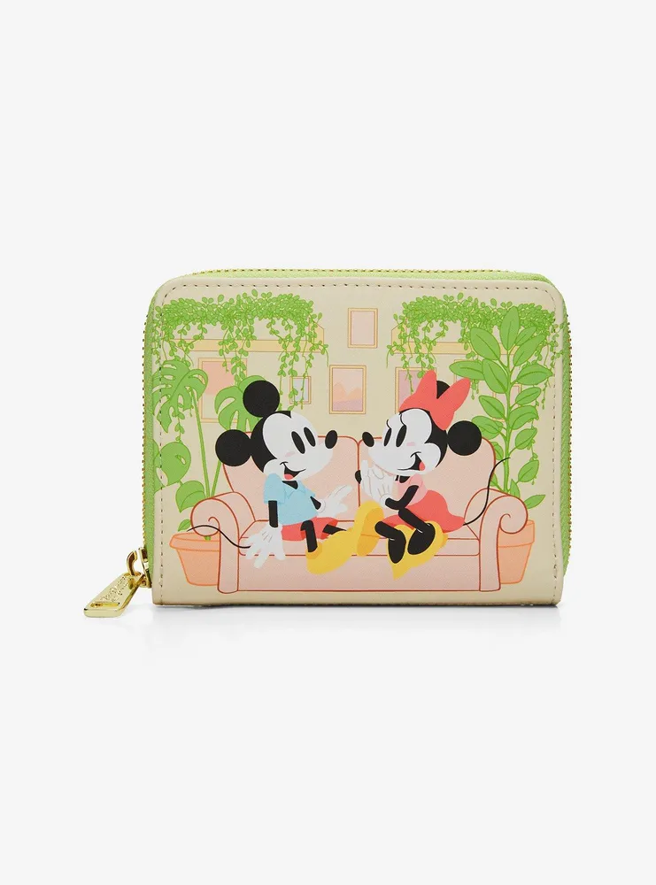 Loungefly Disney Mickey & Friends Mickey’s House Small Zip Wallet - BoxLunch Exclusive
