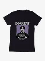 Wednesday Innocent Gomez Mug Shot Womens T-Shirt