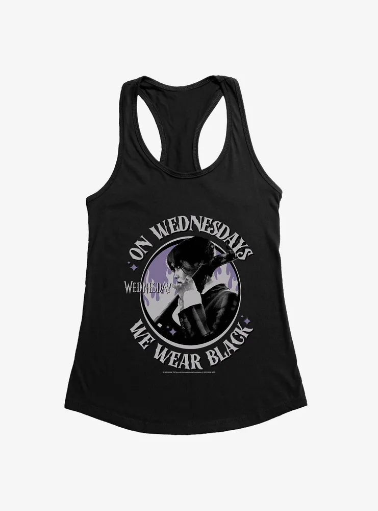 Wednesday Cello We Wear Black Womens Tank Top