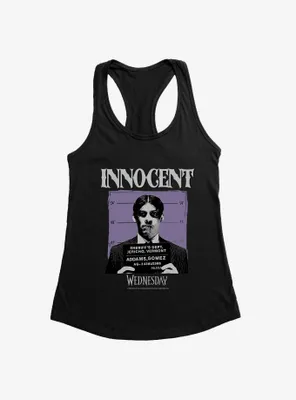 Wednesday Innocent Gomez Mug Shot Womens Tank Top