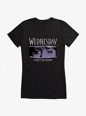 Wednesday Eyes Don't Do Tears Girls T-Shirt