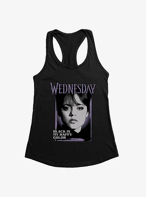 Wednesday Black Is My Happy Color Girls Tank
