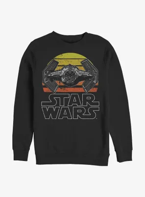 Star Wars Sunset Tie Fighter Sweatshirt
