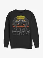 Star Wars Sunset Tie Fighter Sweatshirt