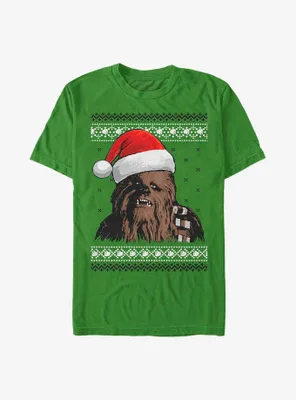 Star Wars Holiday Chewie Ugly Christmas T-Shirt